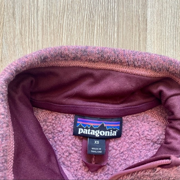 Patagonia Pink Quarter Zip Better Sweater - Picture 4 of 9